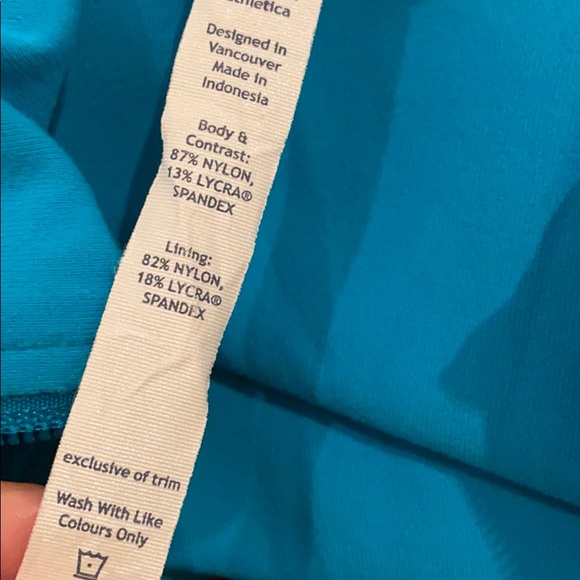 Teal Lululemon Workout Jacket - Picture 2 of 3